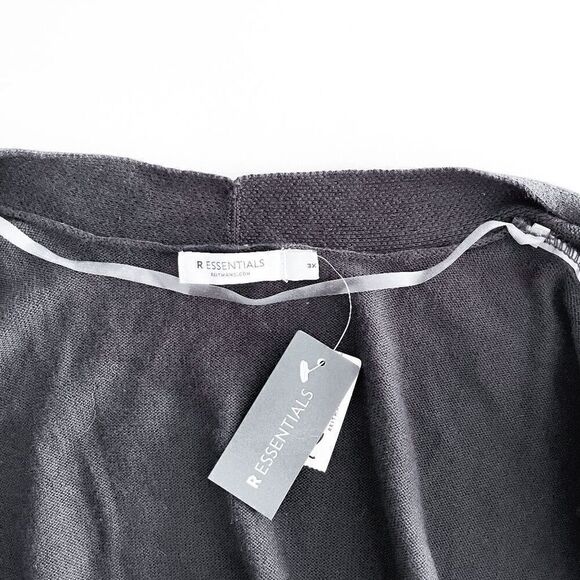 R Essentials Reitmans Women's Knitted Open Front Cardigan Black Size 3X Plus NWT - Picture 4 of 9